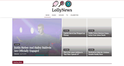 Desktop Screenshot of lollynews.com