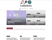 Tablet Screenshot of lollynews.com